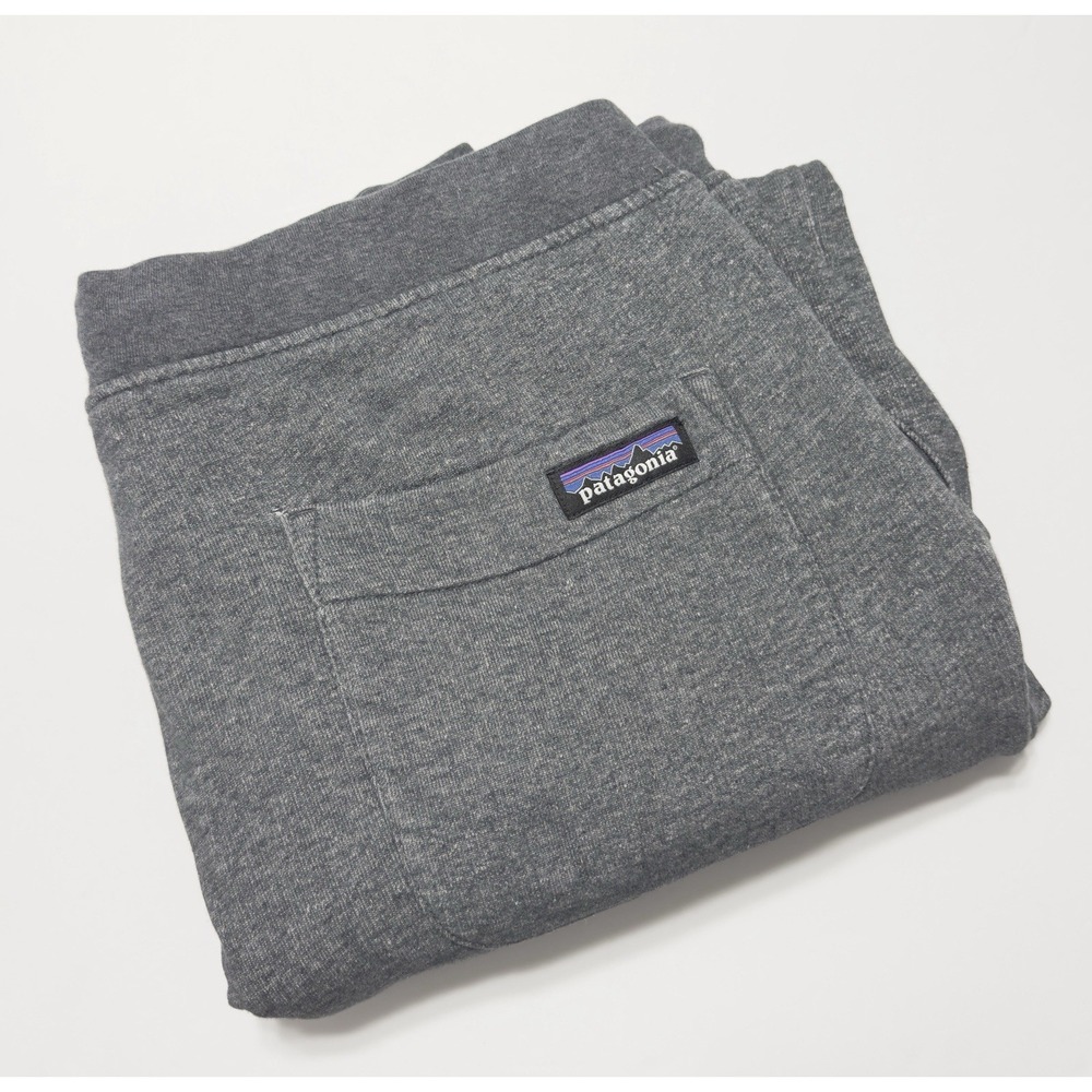 Patagonia Mens Mahnya Fleece Jogger Pants Forge Gray Drawstring Pocket L Outdoor